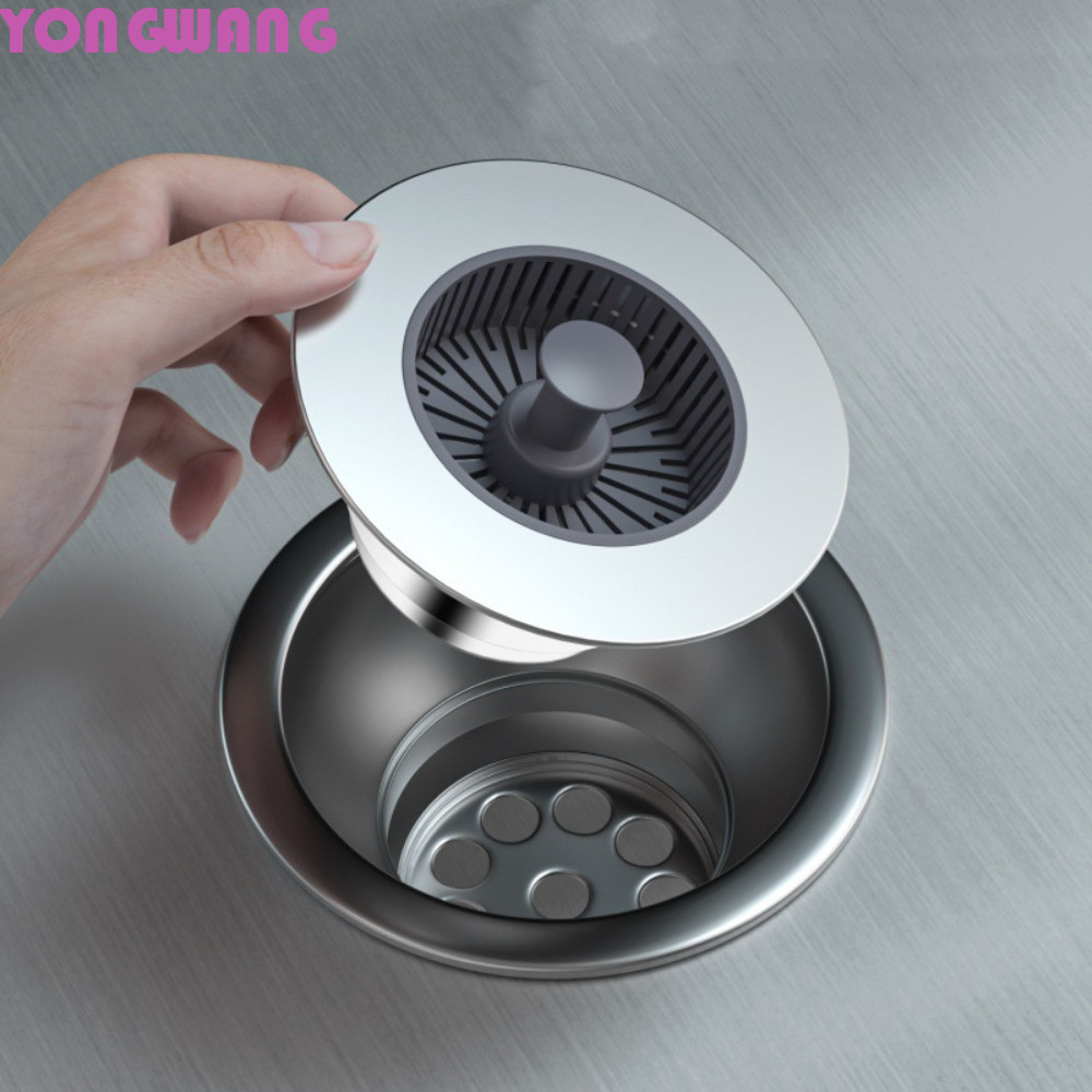 YONGWANG66HR Kitchen Drainer, Unidirectional Drain Anti-blocking Sink Filter,มัลติฟังก์ชั่ป้องกันกลิ