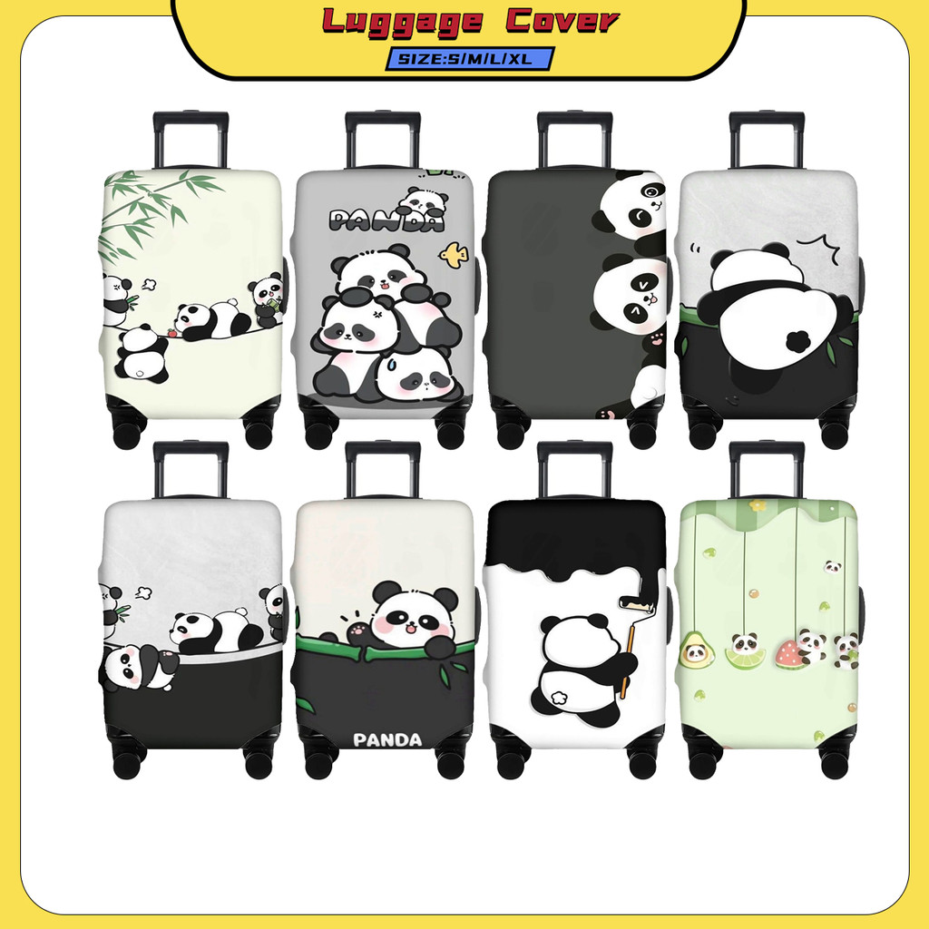 Panda กระเป๋าเดินทางล้างทําความสะอาดได้กระเป๋าเดินทาง Protector Anti-scratch กระเป๋าเดินทางเหมาะกับ 