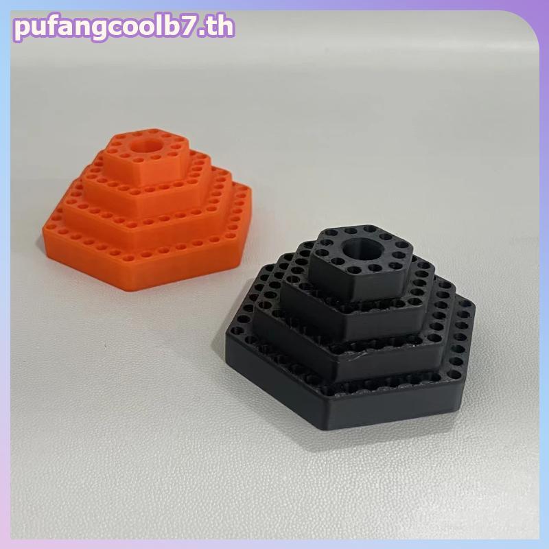 PUCOOL 1 ชิ้น Bit Hex Shank Organiser Bit Holder กล่องสําหรับเจาะ 4.8 มิลลิเมตร/หกเหลี่ยมเคล็ดลับกล่