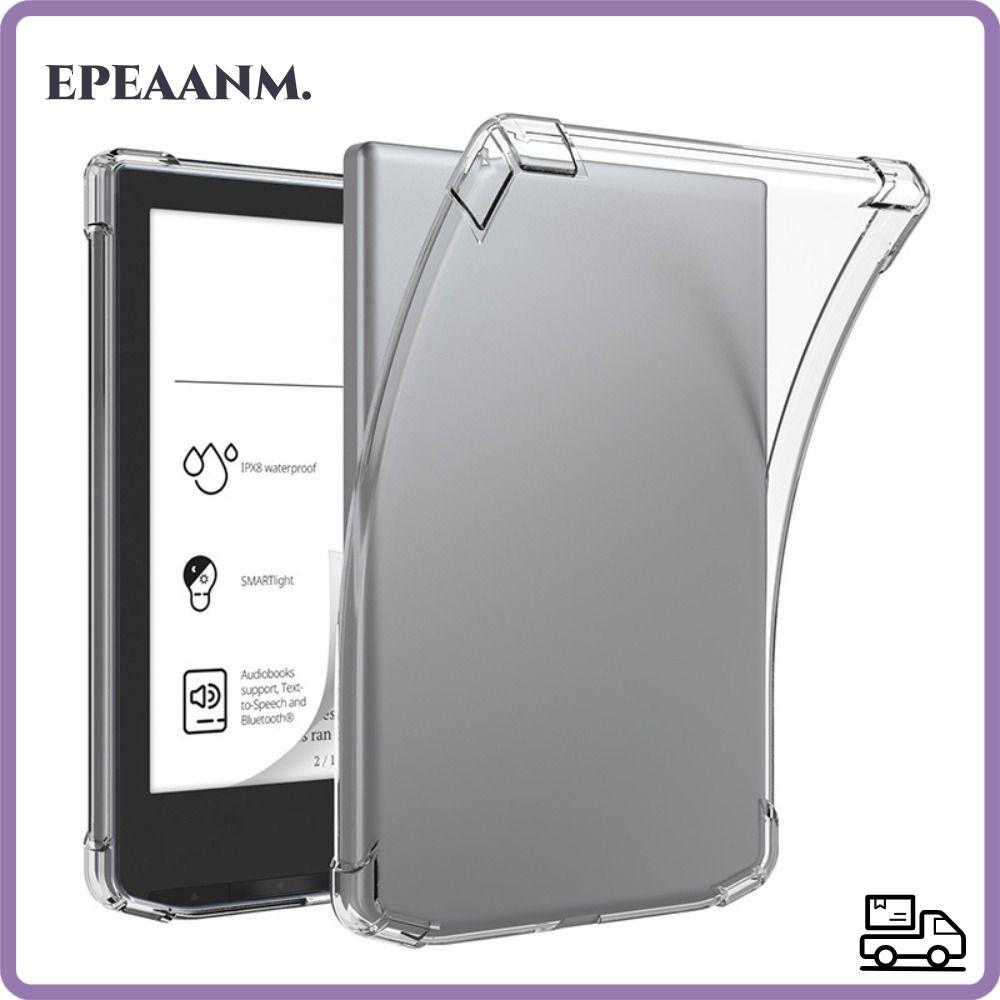 EPEAA 6 นิ้ว eReader, กันกระแทกโปร่งใส PB629/PB634 Funda, เปลือกป้องกันนุ่มบางพิเศษสําหรับ Pocketboo