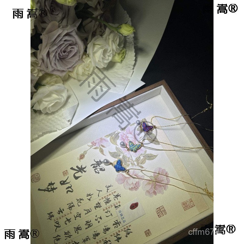 Guangxi Handmade Zhuangjin สร้อยคอขนาดเล็ก H5HZ
