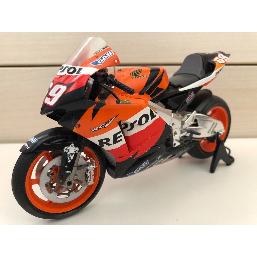 [พร้อมสต็อกติดต่อหากคุณมีคําถามใดๆ]#摆摊赚闲钱 Tamiya Motorcycle Model 1/12 Honda MotoGP Nick Hayton