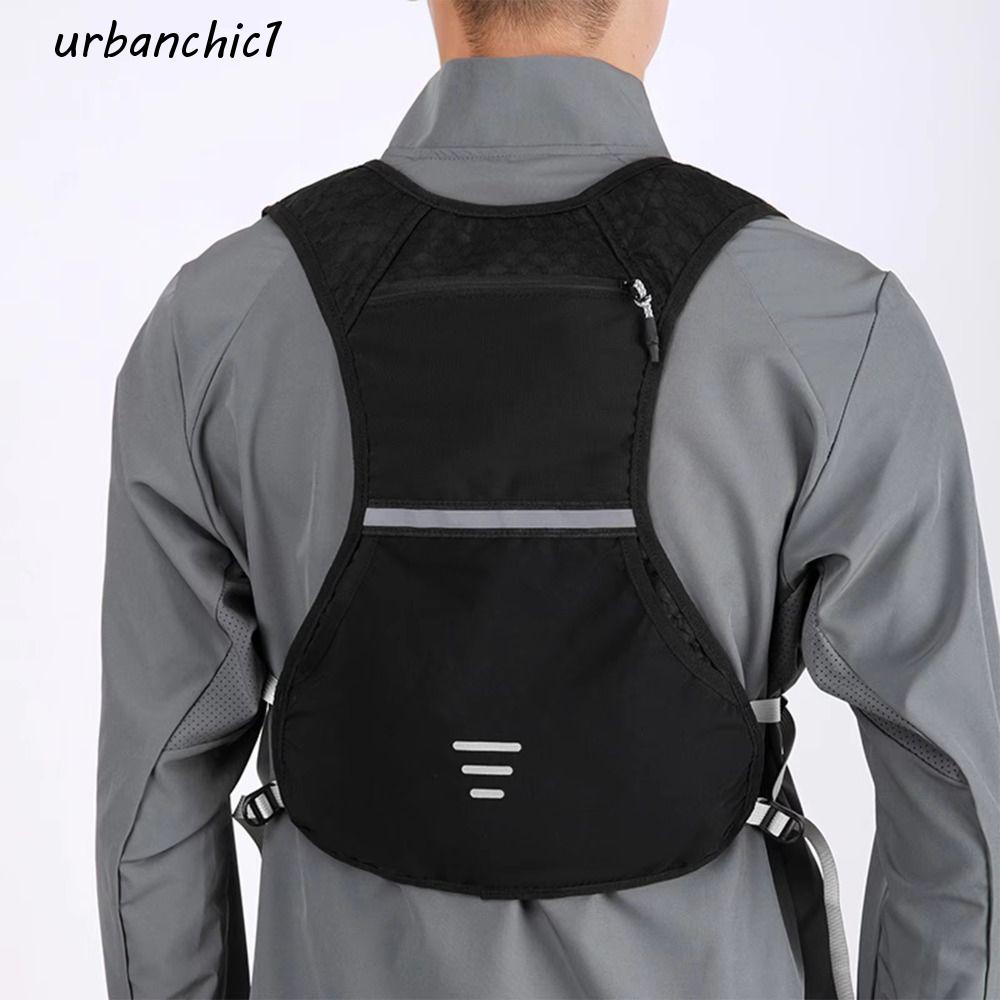 URBANCHIC Running Hydration Vest Bag, Multifunctional Adjustable Running Vest Pack, แฮนด์ฟรีสะดวก Br