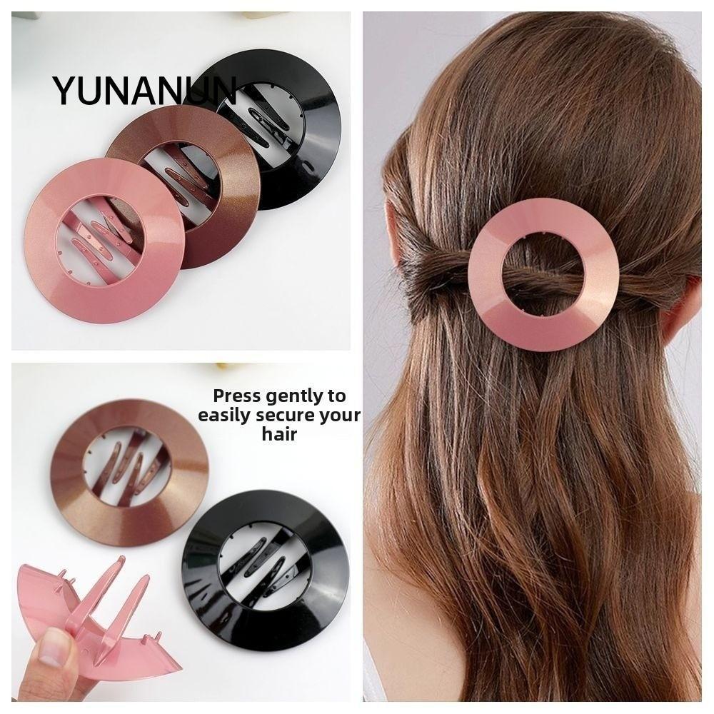 2026 ใหม่ Zero Pressure Round Hair Clip Sports Shark Clip เครื่องประดับผม