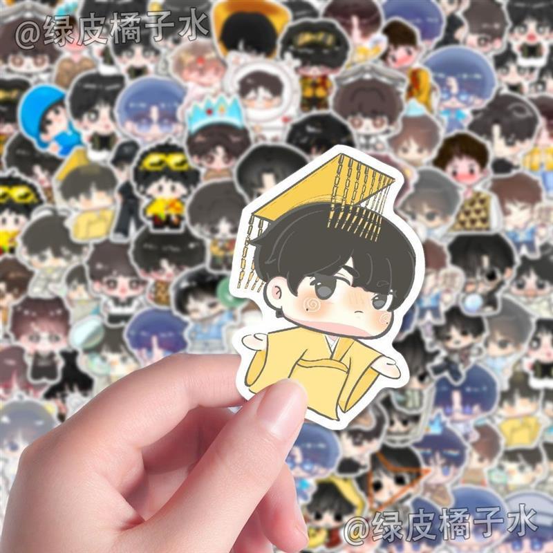 รุ่น Q Li Yudong 168 ชิ้นรุ่นที่สี่ Idol Li Yudong การ์ตูนน่ารักชุดอุปกรณ์ต่อพ่วงสติกเกอร์ตกแต่งรุ่น