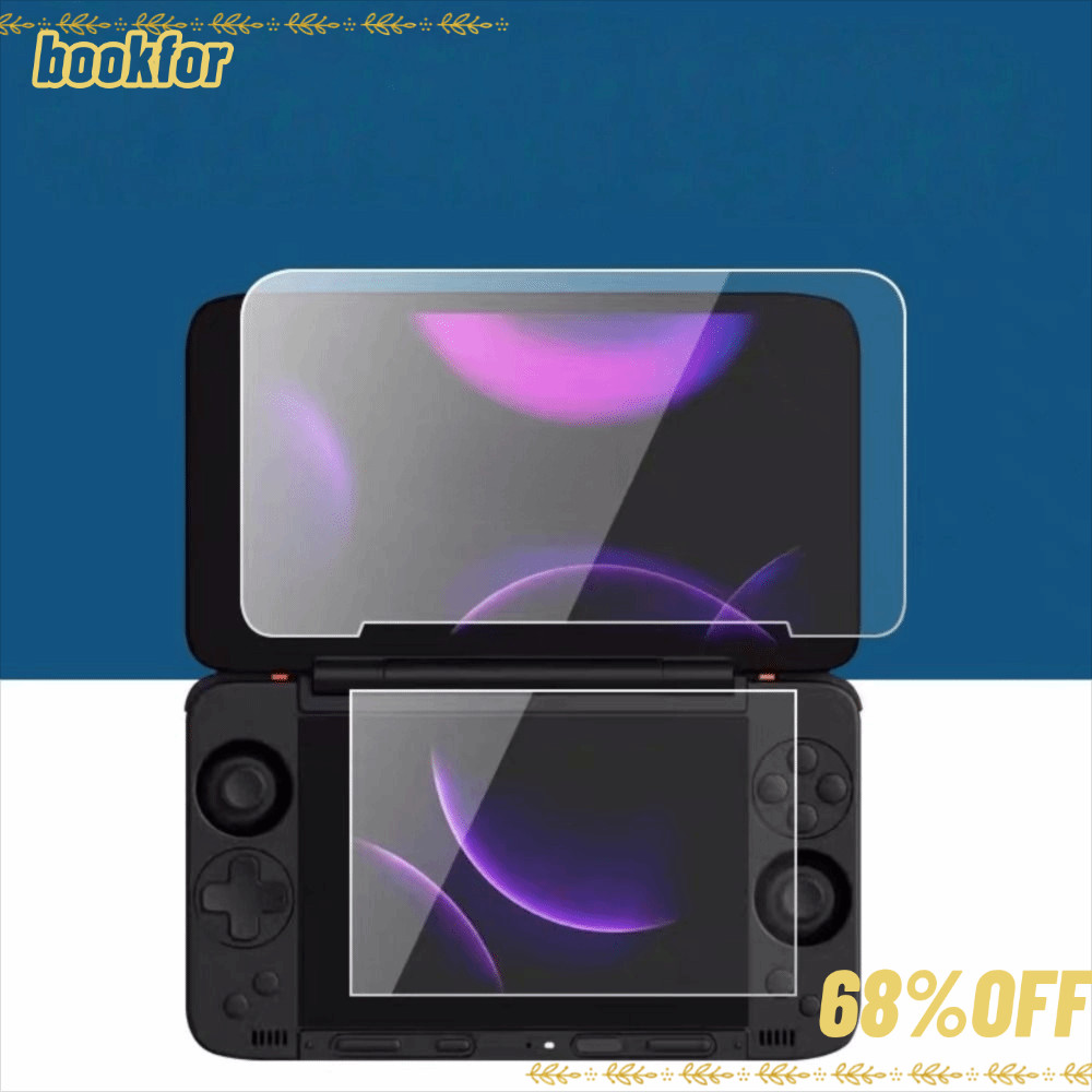 BOOKFOR กระจกนิรภัย, 9H Flip Dual Screen Protector,คุณภาพสูง HD Anti Scratch ฟิล์มป้องกันแบบเต็มหน้า