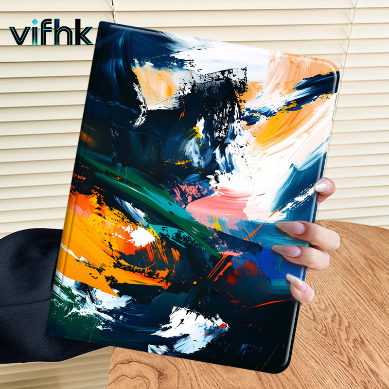 Ink wash graffiti แท็บเล็ตรูปแบบ Retro และการออกแบบผ้าแบบดั้งเดิม – วัสดุทนทาน, สําหรับ ADVAN Tab V8