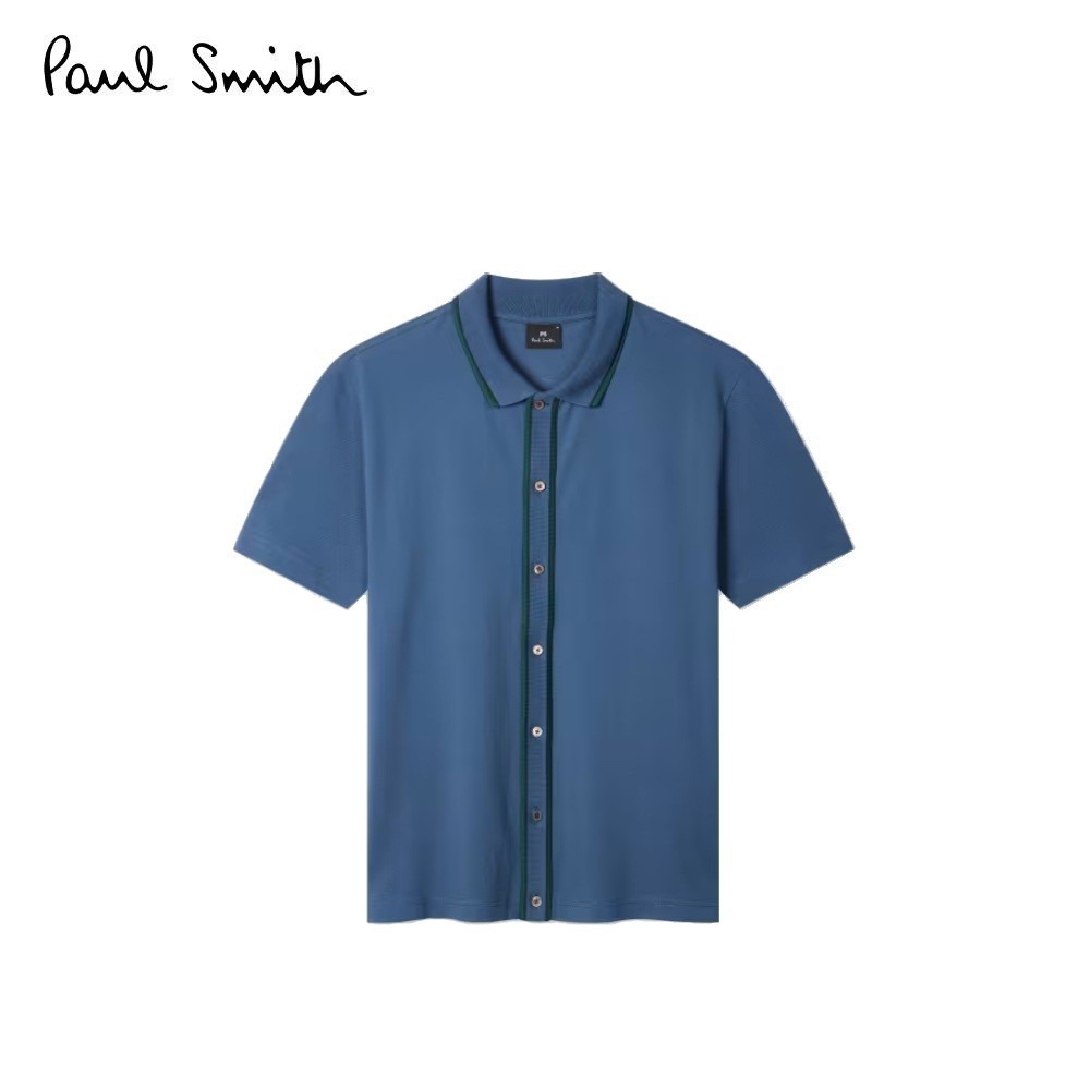 Paul Smith เสื้อโปโลเชิ้ตผู้ชาย รุ่น M2R-787Y-V21511-46A สี Denim