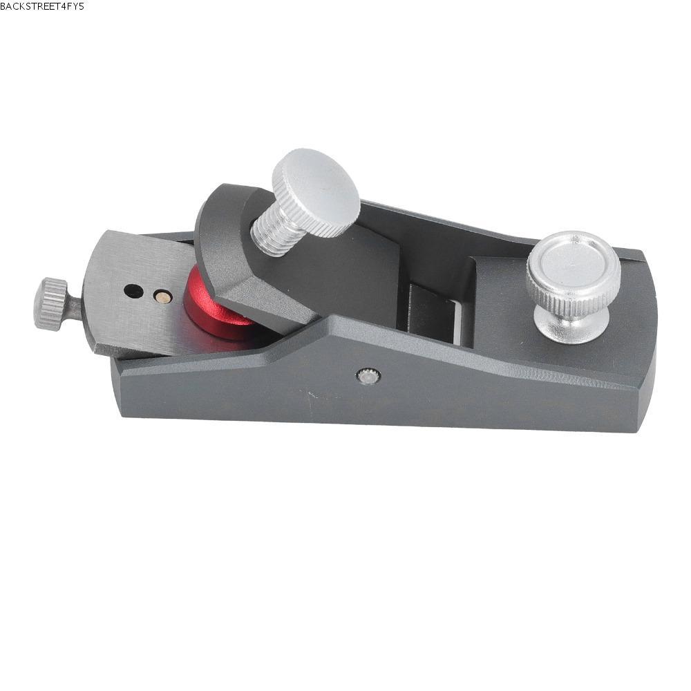 BACKSTAGEEET4FC3 Wood Hand Planer, Aluminium Alloy Flat Bottom Small Hand Planer, Professional Steel