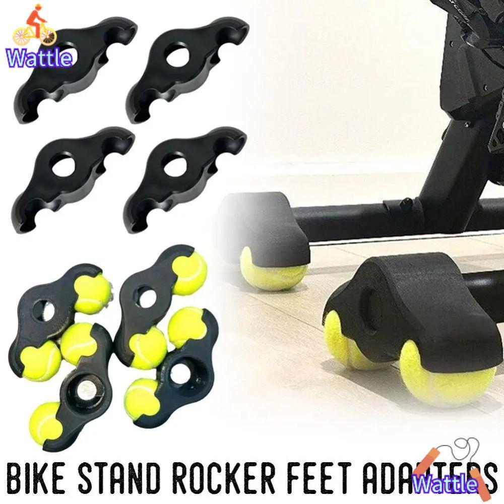 WATTLE ตัวป้องกันพื้นขี่จักรยาน, Stable Tennis Ball เทรนเนอร์จักรยานแผ่นเท้า, Shock Absorbing Adjust