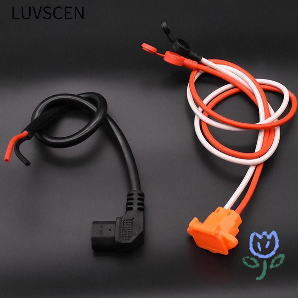 STARPICS ปลั๊กขั้วต่อแบตเตอรี่ E-bike สามแนวตั้งสําหรับ 48V พร้อมสายเคเบิล 12AWG
