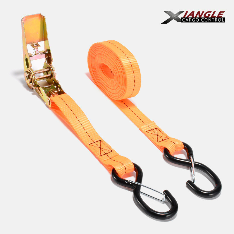 YWC สีสังกะสี Ratchet Tensioner พร้อมตะขอล็อคถาดโลจิสติกส์รถ Cargo กระเป๋าเดินทาง Fixing Strap สายรั