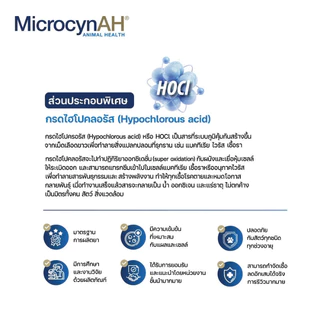 MicrocynAH ไมโครซิน สเปรย์พ่นแผล ฆ่าเชื้อแบคทีเรีย ไวรัส เชื้อรา สำหรับสัตว์ทุกชนิด ขนาด 59 ml