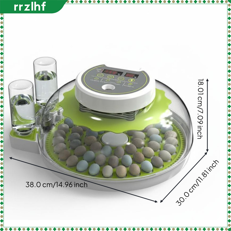 [rrzlhf] ตู้ฟักไข่อัจฉริยะนกอัตโนมัติเครื่อง อาเวี้ยน ฮัชเชอร์ โปร่งใสสังเกตสําหรับไก่นกกระทาใช้ในบ้าน
