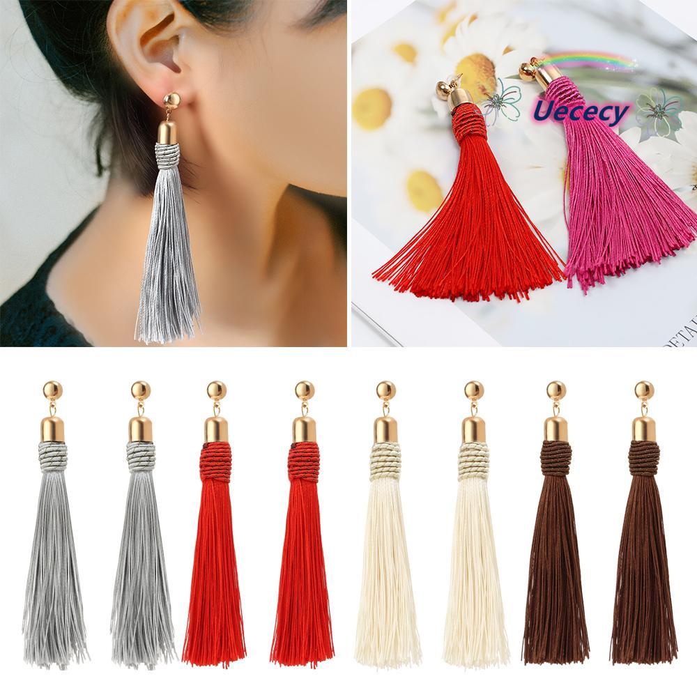 UECECY Dangle Ear rings Fashion Vintage Long Pendant Bohemian