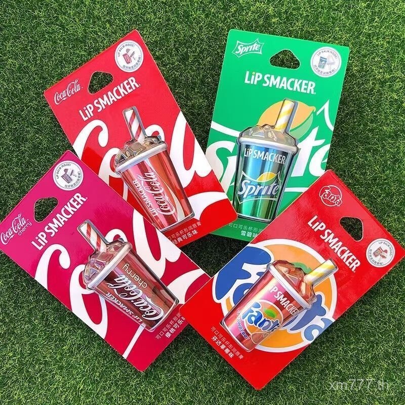 ยอดนิยมมิถุนายน 26 Coca-Cola Cup Lollipop Lip Balm 7.4g Moisturizing Moisturizing Light Lip ริ้วรอยลบผิวแห้ง