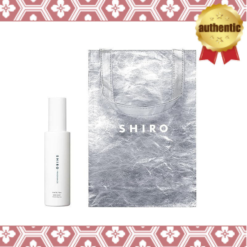 SHIRO White Tea Body Mist 100mL - Body Spray with Gift Bag