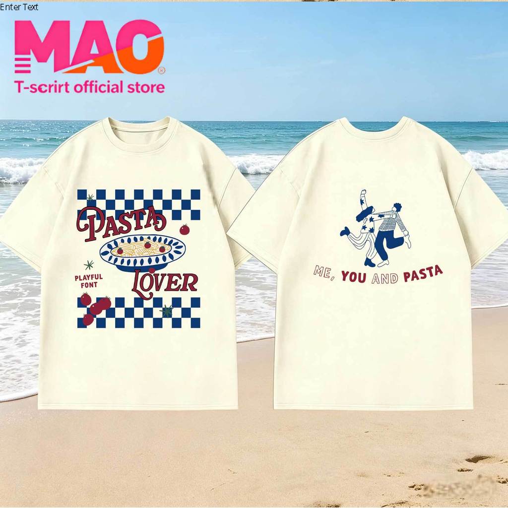 COD✅ (จัดส่งในกรุงเทพฯ) MAO Shop ❗ เสื้อยืดสไตล์เกาหลี ลายพิมพ์ลวดลายสนุก มีลายทั้งหน้าและหลัง ผ้าสวมใส่สบาย #TX09