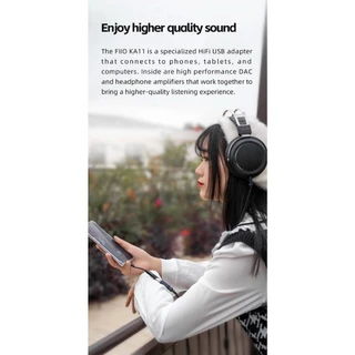 FiiO JadeAudio KA11 ตัวถอดรหัสและขยายสัญญาณเสียง ชิป DAC CS43131