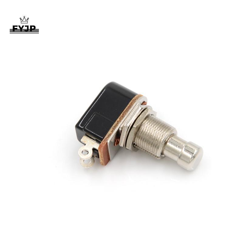 FYJP ใหม่สวิตช์กีตาร์ไฟฟ้า Momentary Push Button Foot Switch SPST [JP]
