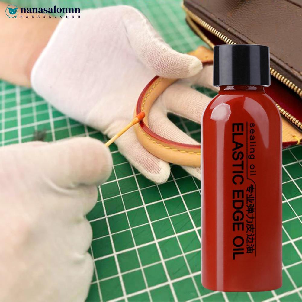 NANASALONNN 30ml Matte Leather Edge Paint Elastic Edge Coating สําหรับกระเป๋าหนัง Edge Finishing Pai