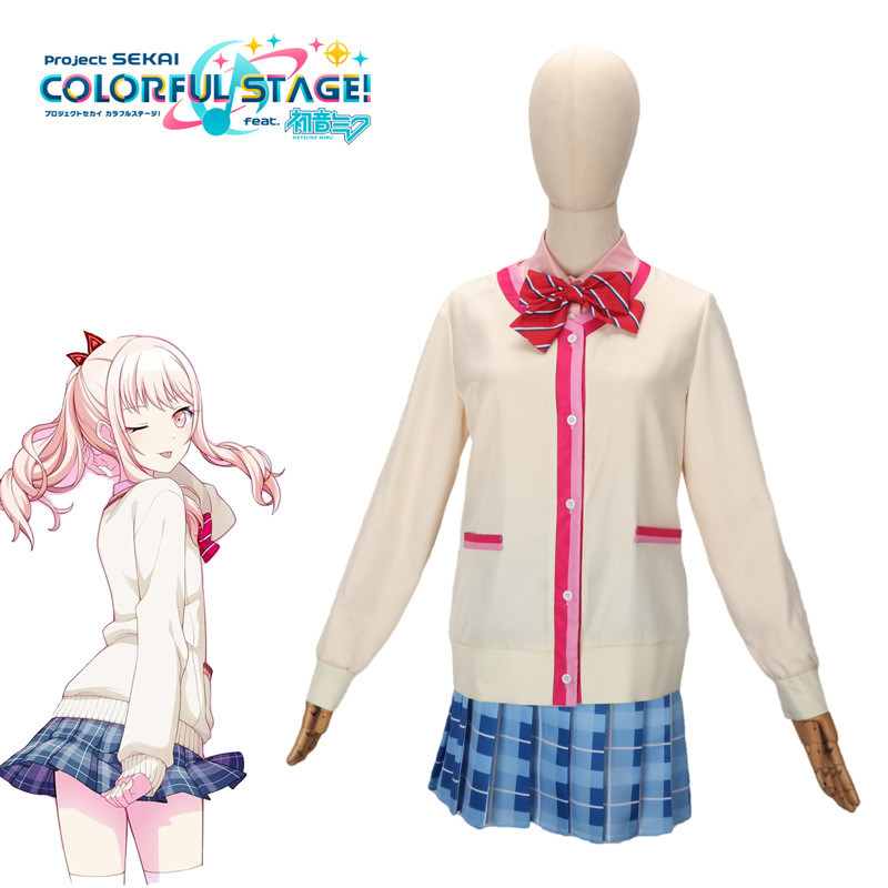 Project SEKAI COLORFUL STAGE! Cosplay Costume Akiyama Mizuki School Uniform Women's Cosplay Role Pla