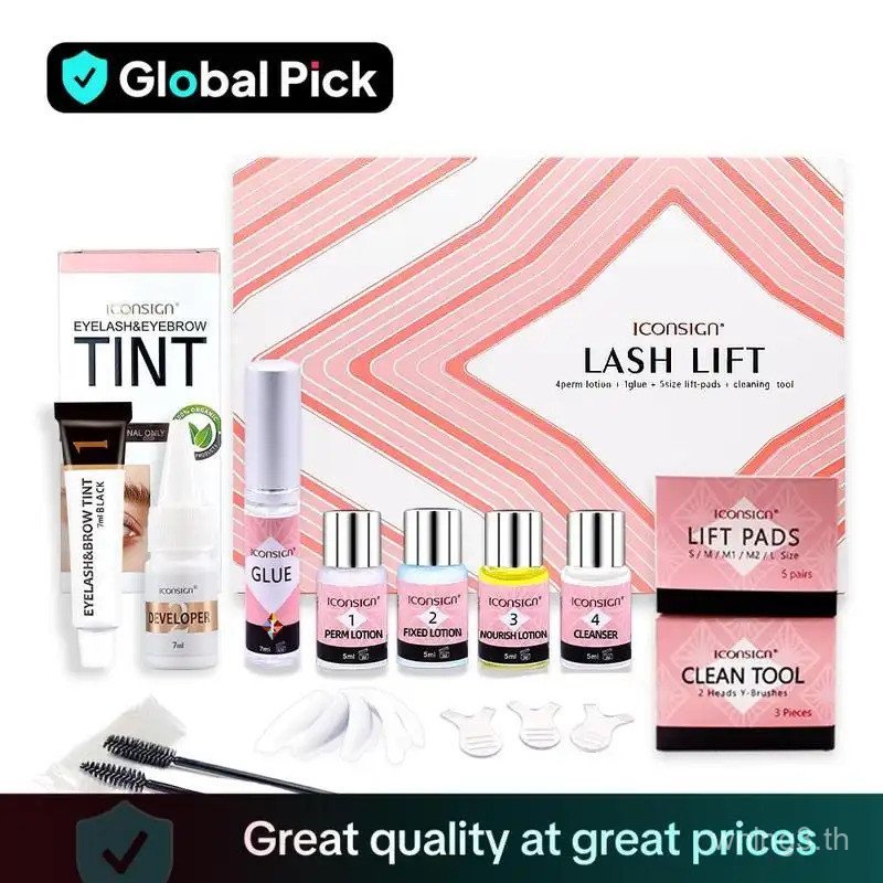 Lash Lift Kit, 1 ชุด Eyelash Perming & Dyeing Kit, Eyelash Perming & Dyeing Kit, กันน้ําขนตา & Dyein