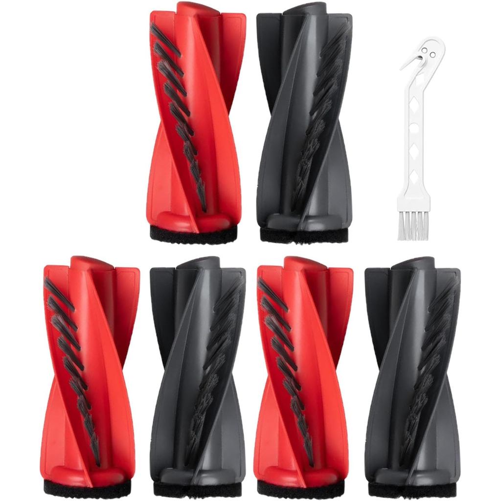 3 ชุดแปรงหลักอุปกรณ์เสริมสําหรับ Roborock Qrevo S5V, Qrevo Curv, Qrevo Curv S5X, Saros 10R/Saros 10,