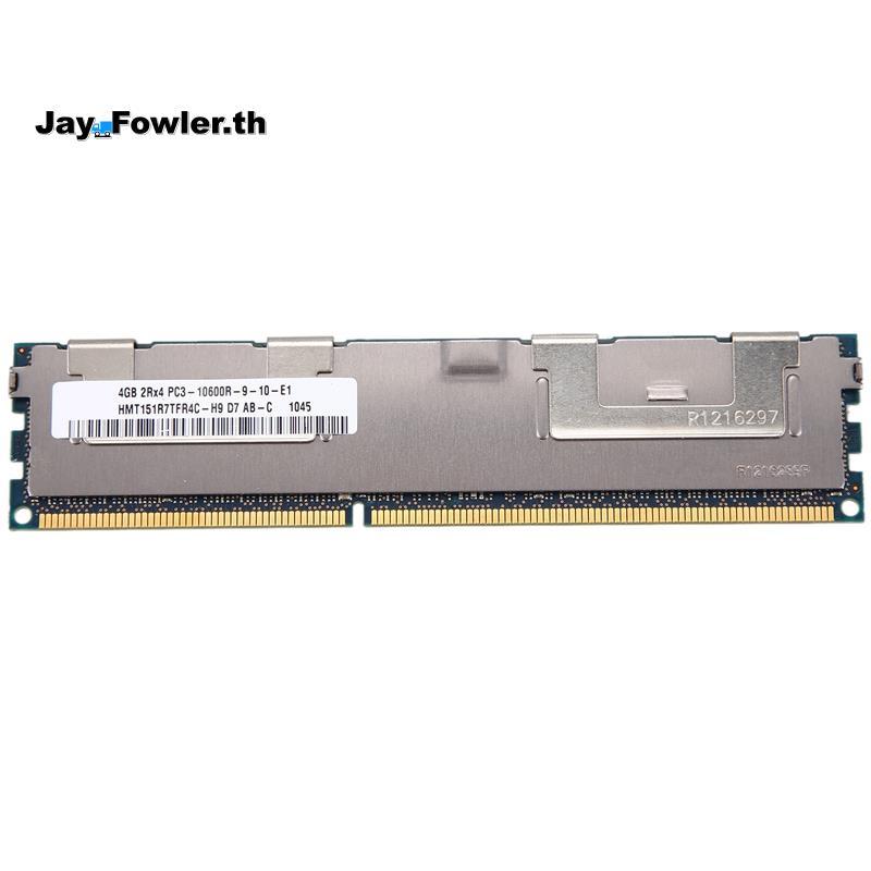[Jay_Fower]หน่วยความจํา 4GB DDR3 RAM 2Rx4 PC3-10600R 1.5V 1333MHz ECC 240-Pin Server RAM HMT151R7TFR
