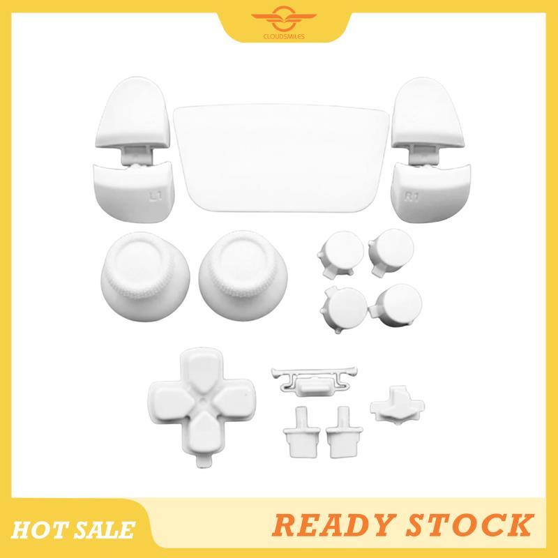 [CloudsMiles] 1 ชุดปุ่มเต็มรูปแบบสําหรับ 5 3.0 Thumb Sticks จอยสติ๊กหมวก L1 R1 L2 R2 D-Pad สําหรับ V