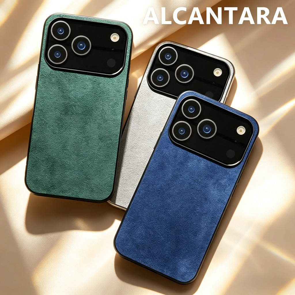 Ultra-thin AlcantaraสําหรับiPhone 17 Pro Max Air 16 Pro 17e 16e 15 14 Plus 13 12 11 XS Max X XR 7 8 