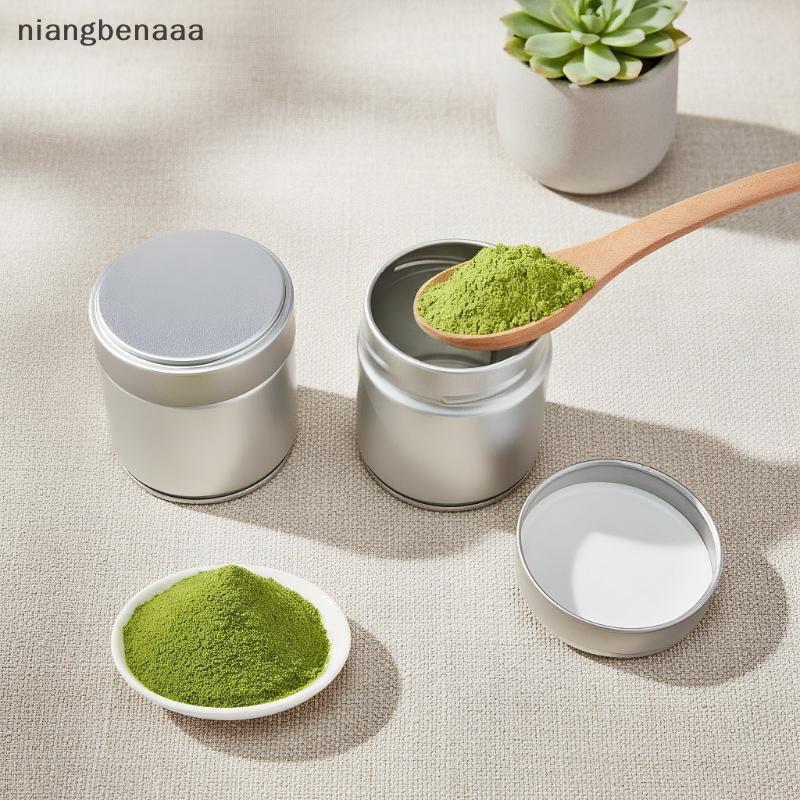 (niangbenaaa) 1 ชิ้นแบบพกพามินิมัทฉะผงสามารถ Thi Tinplate ชาปิดผนึก Jar เครื่องเทศกล่องเก็บคอนเทนเนอร์กล่อง Gadgets ครัวในครัวเรือนใหม่