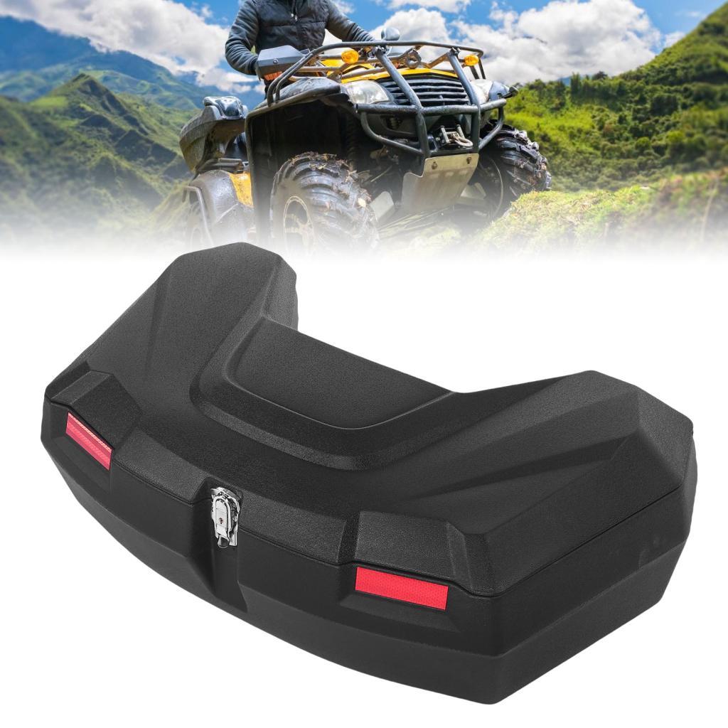 Titishop Depisuta 98L ATV กล่องเก็บของด้านหลัง Water proof Rack Cargo พร้อมพนักพิงเบาะและล็อคใช้งานร