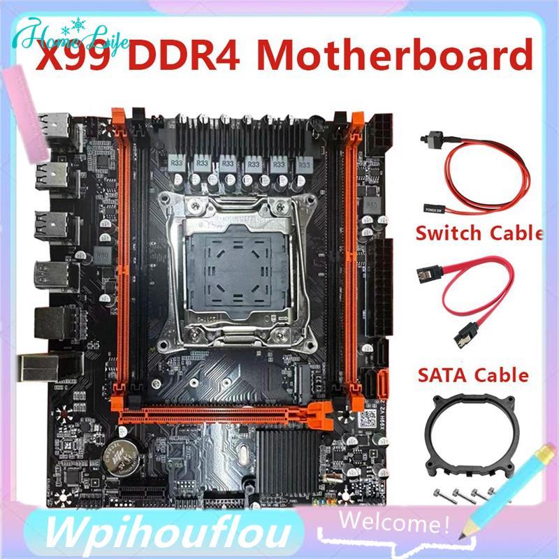[HoME & life] X99 เมนบอร์ด B85 LGA2011-3 เมนบอร์ดคอมพิวเตอร์ 4X DDR4 REG ECC RAM Slots M.2 PCIE SATA