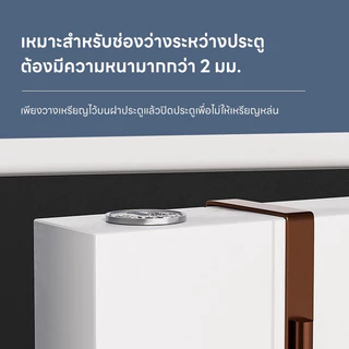 HOKEMP ที่แขวนของหลังประตู ตะขอแขวนประตู 7ช่อง แขวนหลังประตู ตะขออเนกประสงค์ เพื่อแขวนเก็บของใช้ทั่วไป