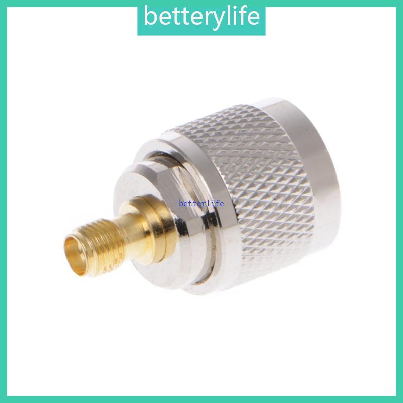 BTF SMA หญิง UHF ชาย PL259 PL259 Connectors Coax อะแดปเตอร์ตัวเชื่อมต่อโลหะตรง