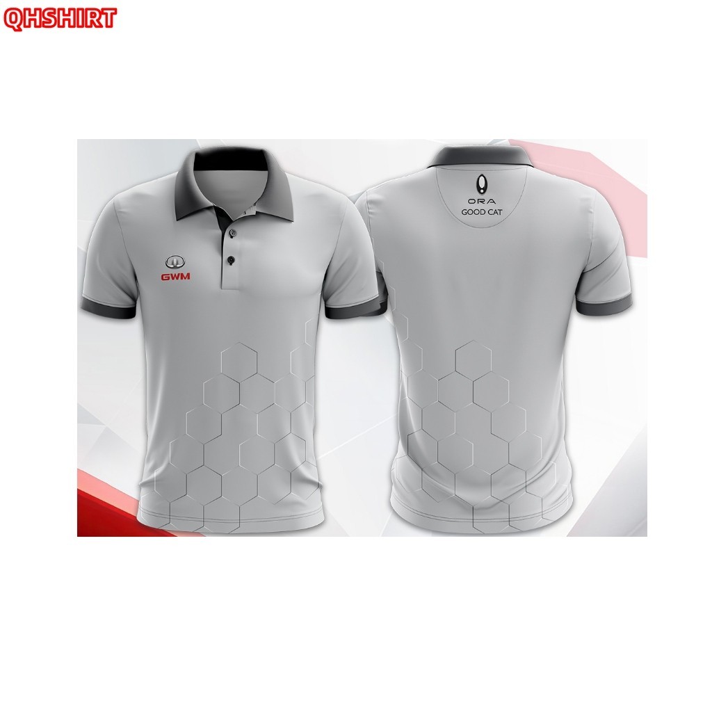 เสื้อเชิ้ตพิมพ์ลาย GWM Sport สไตล์หรูหรา พิมพ์ลายคมชัด