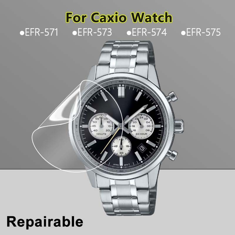 2-6Pcs สําหรับ Caxio Edifice นาฬิกา EFR-575 EFR 575 574 573 571 SmartWatch Clear Slim Soft Hydrogel 