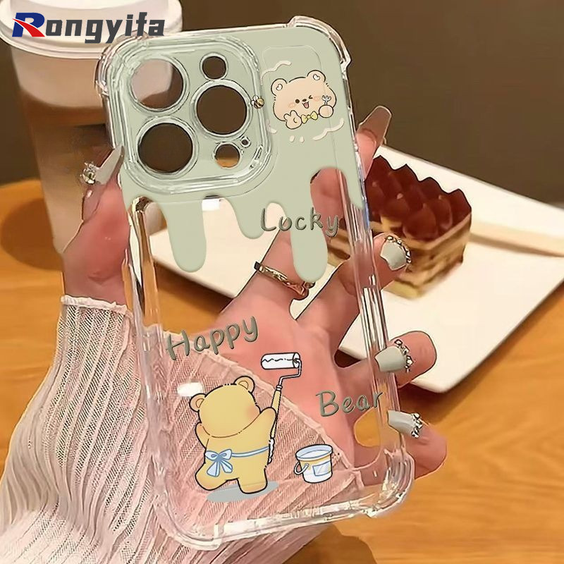 การ์ตูนหมีเคสโทรศัพท์สําหรับXiaomi 17 Ultra 15T 15S Pro Max Poco F8 M8 X8 X7 M7 F7 Pro Max Plus Ultr