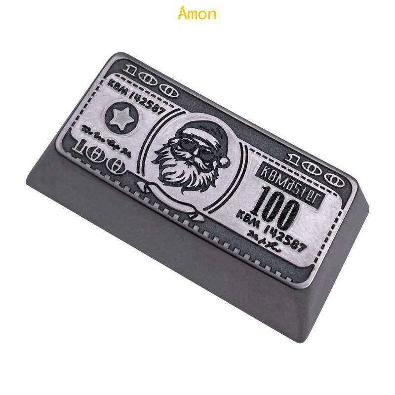 Amon Customs Metal Keycap Backspace Machined 2 0U สังกะสีอัลลอยด์โลหะ Backspace Keycap สําหรับคีย์บอ