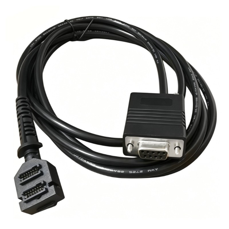 Kiss 2M RS232 สายเคเบิลข้อมูลพร้อม DC5521 สําหรับ Verifone VX820 VX805 และแป้นพิมพ์ POS อื่นๆ