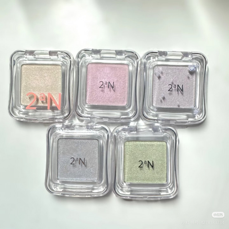 2aN Spring Garden Highlight Brightening Monochrome Eye Shadow Highlight โปร่งใส Pearlescent Shimmer 