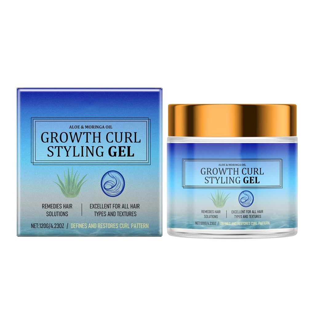 Al Vera & Moringa Oil Curl Dinning Gel – สําหรับ Bouncy Curls, สําหรับ All Curls, Vegan & Cruelty ,t