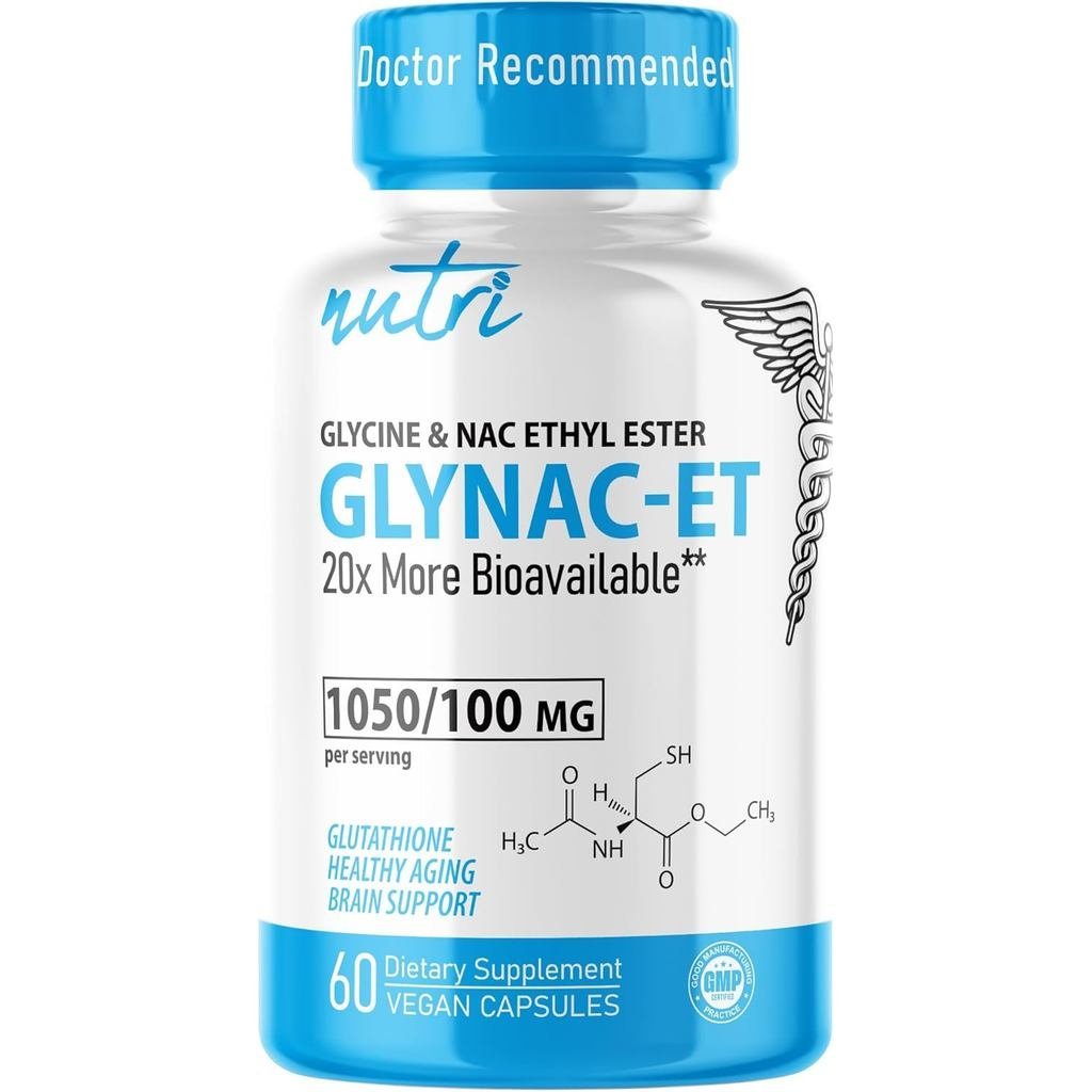 GlyNAC-ET NAC อาหารเสริม N-Acetyl Cysteine Ethium Ester - 20x More Biomail - Glycine & N-Acetylcyste
