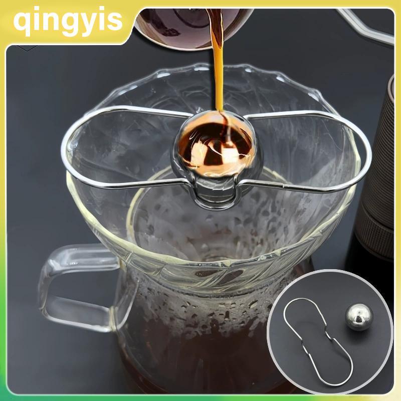 [qingyis] Espresso Frozen Ball สําหรับ Espresso, สแตนเลส Espresso Chilling Ball Espresso Cooler Espr