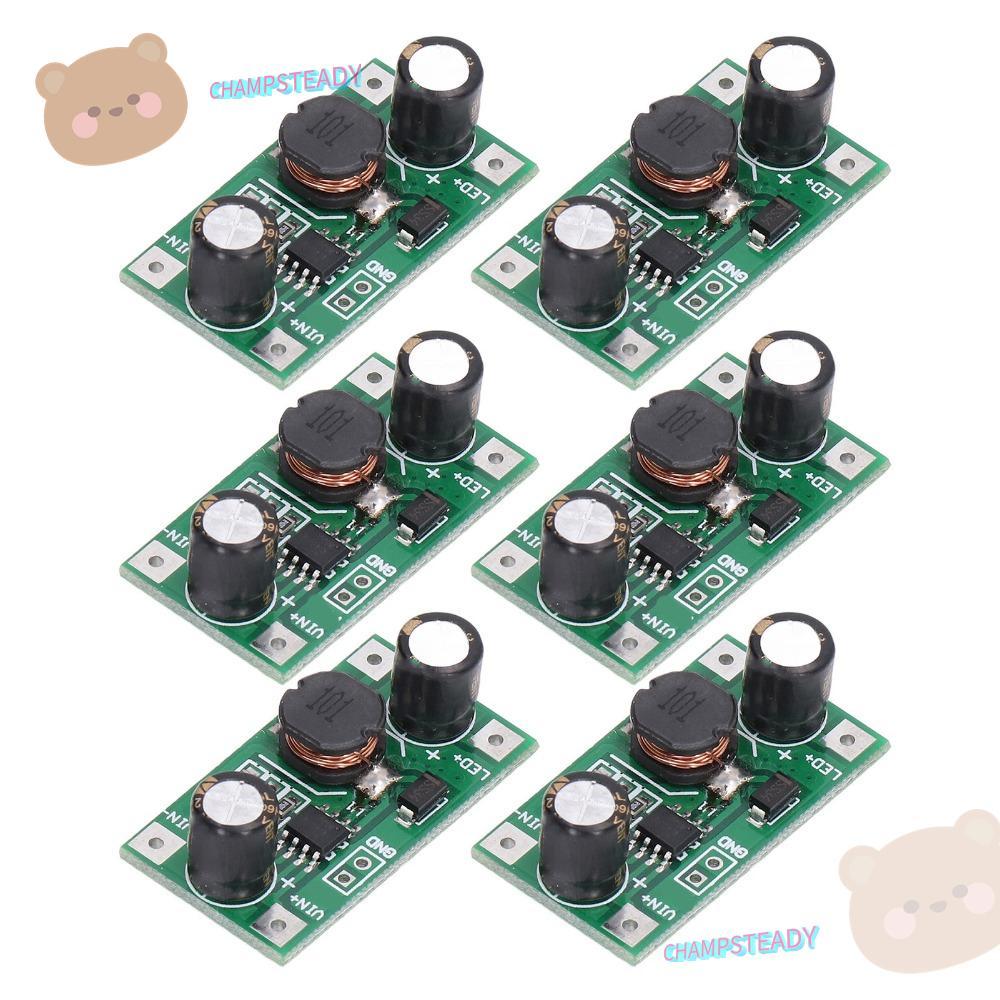 CHAMPSTEADY 6PCS DC คงที่โมดูลปัจจุบัน, 700mA DC 5-35V อินพุต LED โมดูล, Mini ขนาด PWM Dimming 3 W/2