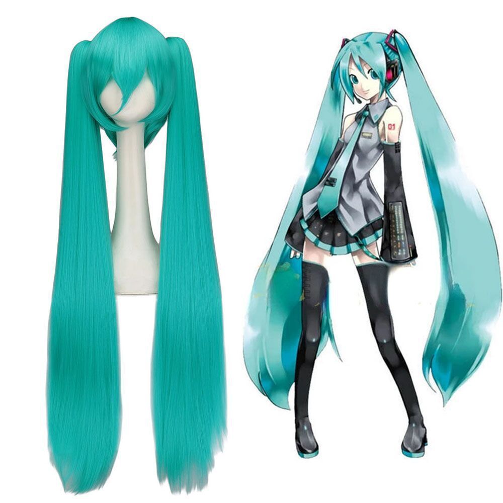 Hatsune Cos Wig Hatsune Miku Blue Hatsune Miku Hatsune Miku Wig Anime kQIr