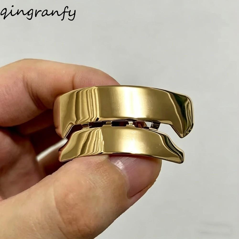 CRANK Grillz ชุด, ดูสมจริง Glossy ฟัน Grillz, Hip Hop Gold Plated Silver Plated Shiny ฟันหมวกคริสต์ม