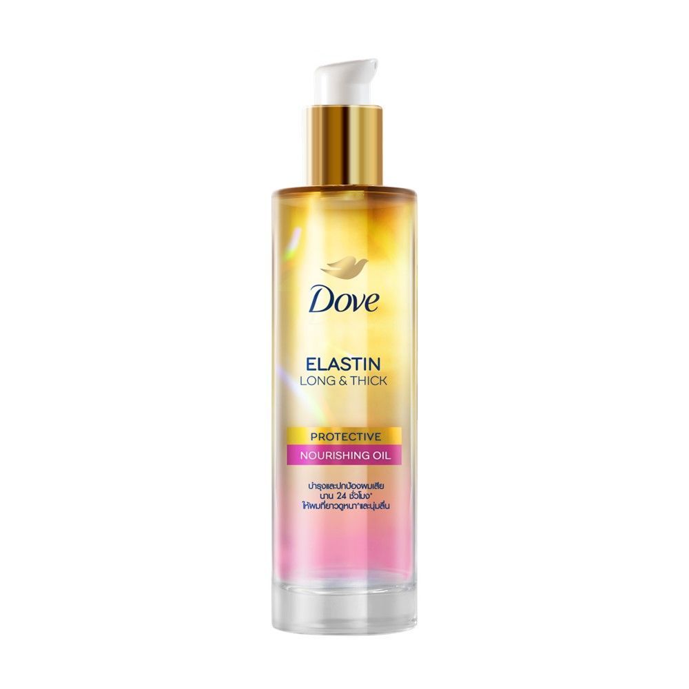 [สินค้าส่งด่วน] โดฟ เซรั่ม อีลาสติน นอริชชิ่ง ออยล์ 95 มล. DOVE ELASTIN NOURISHING OIL 95 ML.