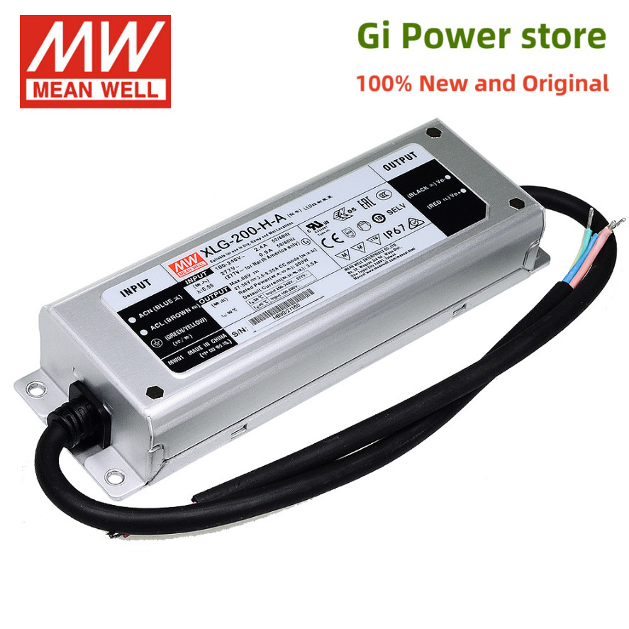 XLG-200 200W MW คงที่ LED driver power XLG-200-12-A XLG-200-LA XLG-200-LA XLG-200-HA XLG-200-L-AB XL